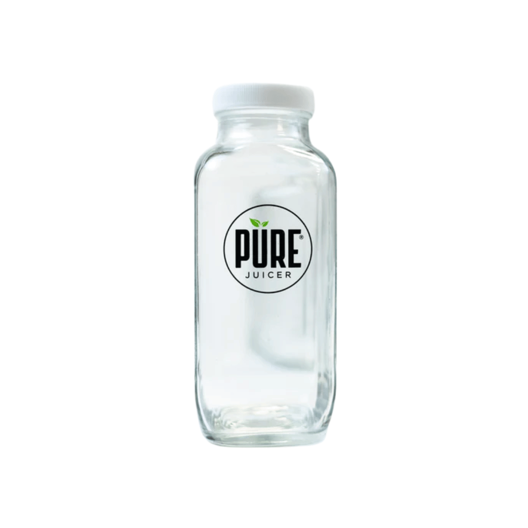  All About Juicing Glass Bottles Set - 32 oz Jars, 4